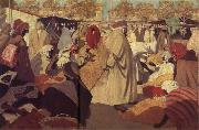 Henri Evenepoel Orange Market in Blidah oil painting